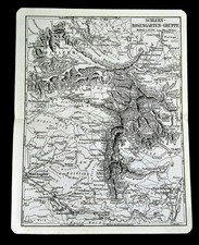 1913.Orig. Xilo-Topogr_TOPOGRAFICAL.SCHLERN - ROSENGARTEN - GRUPPE.MEYERS.AETNA 