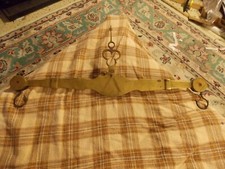 Antique BRASS BALANCE SCALE EQUAL ARM For Parts & Repair 14 7/8" ! 