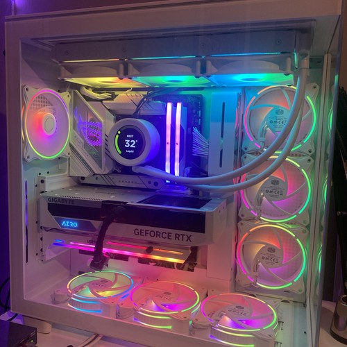 Full white assemblato rtx - pc,
