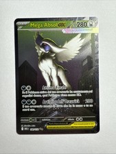 Mega Absol EX 180/132 Secret Rare Pokemon Card Mega Evolution Italian MINT