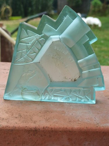 Pate verre ancien cendrier - pate,