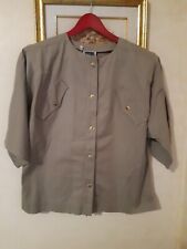 LUISA SPAGNOLI Giacchetta manica corta donna vintage made in italy tg.48