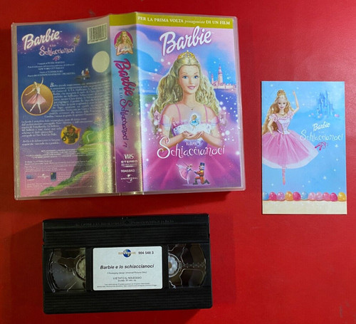 Vhs animazione barbie - vhs,