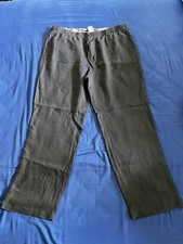 Pantaloni Uomo Lino Di Alta Qualità Taglia XXL (60-64)