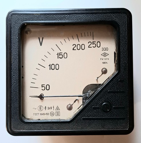 Voltmetro grande indicatore - voltmetro,