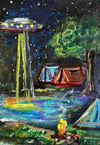 Dipinto originale aceo - dipinto,