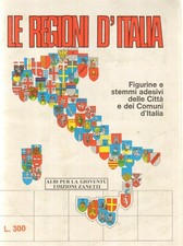 Album figurine . Le Regioni D'Italia,Zanetti. Album Non completo con 192 figu...