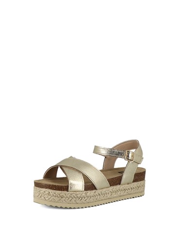 Sandali con platform corda - con,