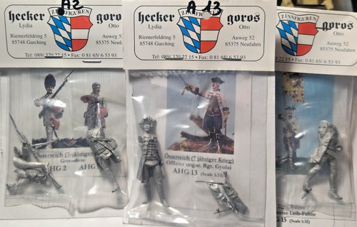 Hecker goros set 3 - 3, figurini