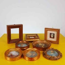 lotto di 8 piccole cornici