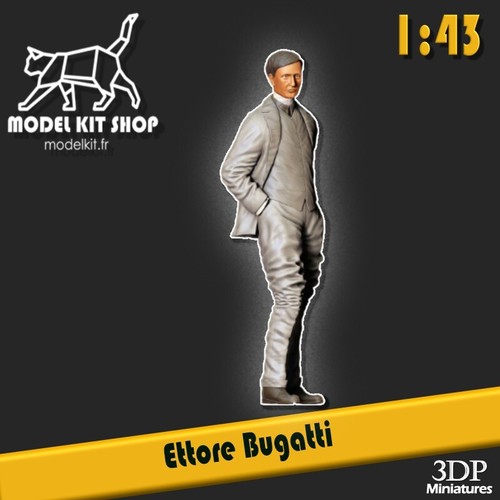 Figurine ettore bugatti - 1:43,