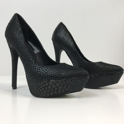 Scarpe nere sexy plateau - , festa