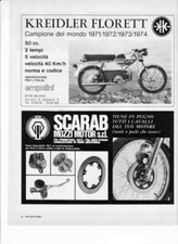 advertising Pubblicità-MOTO  KREIDLER FLORETT  1975-VINTAGE MOTOSPORT