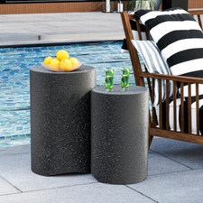 HOMPUS Set di 2 tavolini da