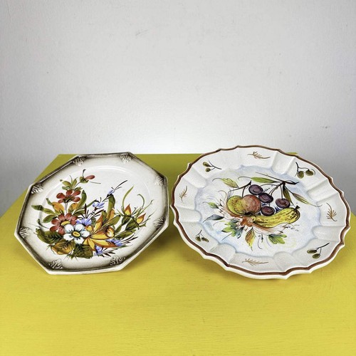 Coppia piatti ornamentali - coppia,