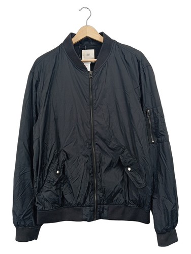 Giacca bomber uomo nera - h&m,