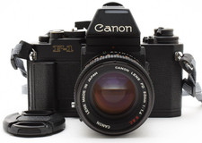 Leggi [Quasi Come Nuovo] Canon Nuovo F-1 35mm SLR AE Finder FD 50mm F1.4 S.S.C Dal GIAPPONE