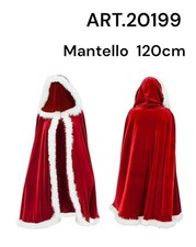 Cappa Natalizia Rossa Velluto