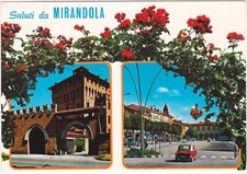 MIRANDOLA - MODENA - SALUTI DA...- VEDUTINE - VIAGG. 1974 -90222-
