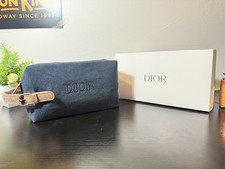 Dior Denim Trousse Pouch con