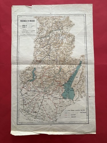Antica carta geografica - carta,