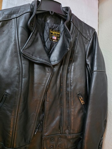 Giacca moto vanson pelle - giacca,