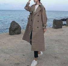 TRENCH PLAID LUNGO GIACCA