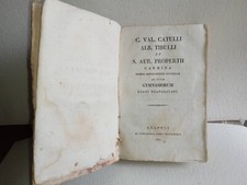 C. Val. Catulli Alb. Tibulli et S. Aur Propertii Carmina 1820 storia letteratura