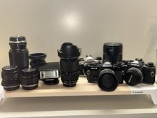 Corredo fotografico OLYMPUS OM-System e  ZUIKO LENS