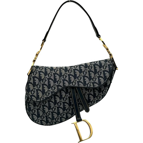 Dior saddle navy canvas - dior,