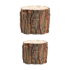 Vaso da fiori in legno da