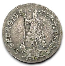 Ferrara Stato Pontificio muraiola 4 baiocchi 1717 Clemente XI mir 2365-2