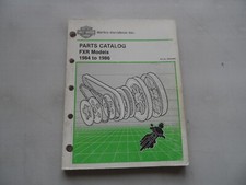 Libretto ricambi originale Harley-Davidson FXR 1984-1986 99439-86A