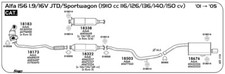 CATALIZZATORE PER ALFA 156 1.9