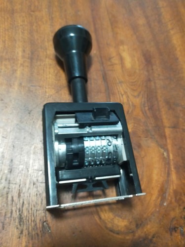 Timbro vintage numeratore - timbro,