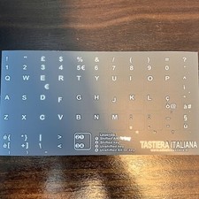 STICKER TASTIERA ITALIANA