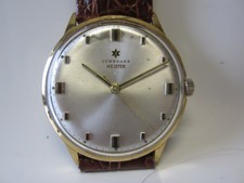 JUNGHANS, MEISTER, CARICA MANUALE, PLACCATO ORO, CINTURINO NUOVO, SAARBERG, "intorno al 1968