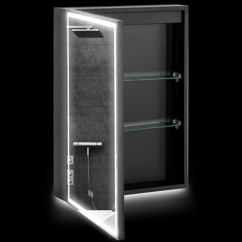Homcom specchiera bagno con - specchiera,