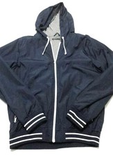 Giacchetto Da Baseball Impermeabile Sportivo In Extenso Completa di cappuccio L.