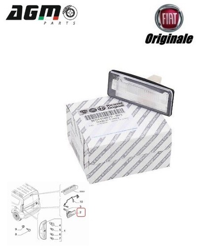 Fanale targa luce - targa,