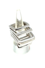 Anello a fascia scultorea Pianegonda in argento sterling 925 misura - 7 US - Vedi foto.