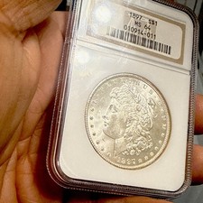 1897 Morgan dollaro d'argento