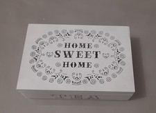 Scatola per the' bianca in legno