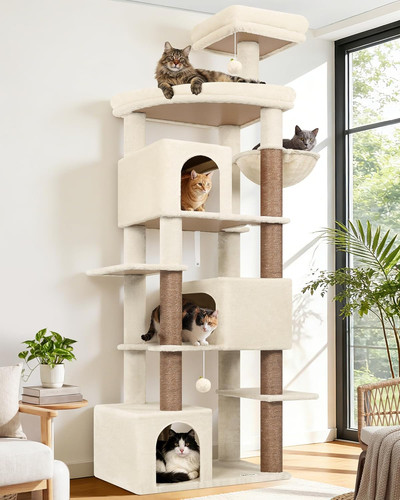 Tiragraffi per gatti beige xxl - gatti,