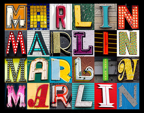 Poster nome marlin con - nome,
