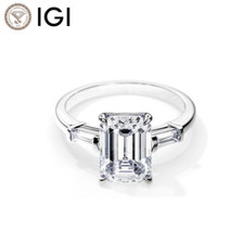 Diamant Ring 950 Platin 2,60