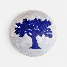 Dipinto Su Tela Tonda Mario