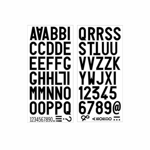 Set lettere numeri - set, 34