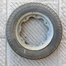 Ruota e cerchio da 10 per Lambretta Li 1 2 3 serie Special TV originale d'epoca