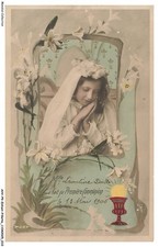 AVVP9-0486-BAMBINA - Mlle Ha La Sua Prima Comunione